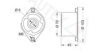 AUTEX 654280 Belt Tensioner, v-ribbed belt